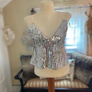 Dazziling spagetti party top